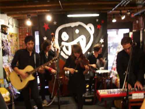 The Airborne Toxic Event @ Newbury Comics in Boston