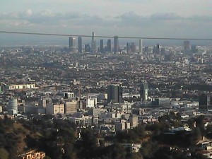 View from Mulholland Drive