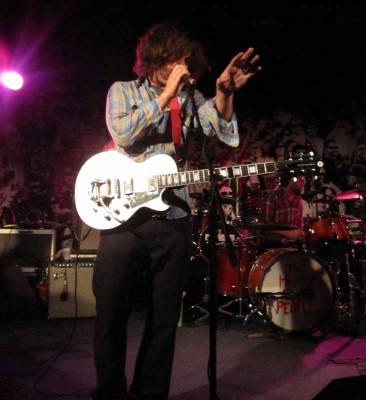 Is it just me, or does Andy look like an evangelist in this photo?