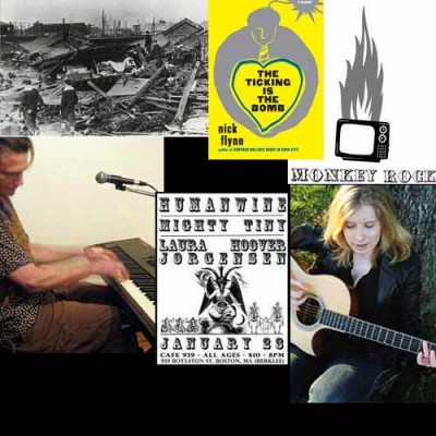 The 1919 Boston Molasses Flood, Nick Flynn's memoir, Monkey Rock Writer's Circle, Rick Berlin, H.U.M.A.N.W.I.N.E., and Kellie Lin Knott (CNC Indie Music Marathon).