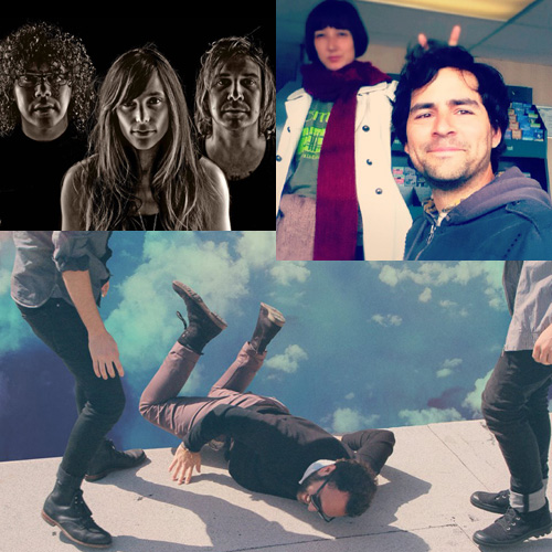 (top left to bottom): Nightmare Air, Malcolm Sosa and Kim Haden, Local Natives