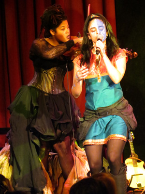 Rachel and Singer Mali of Jaggery at Oberon