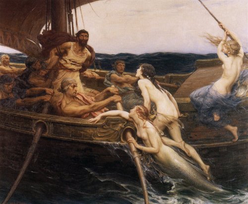 Ulysses and the Sirens, by Herbert James Draper, 1909