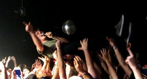 Joey Siara at the final Henry Clay People show at the Echoplex during Echo Park Rising