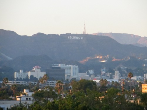 the view from The Grove's parking garage