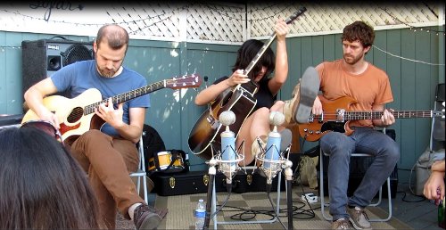 The Happy Hollows' at Sofar show in Echo Park